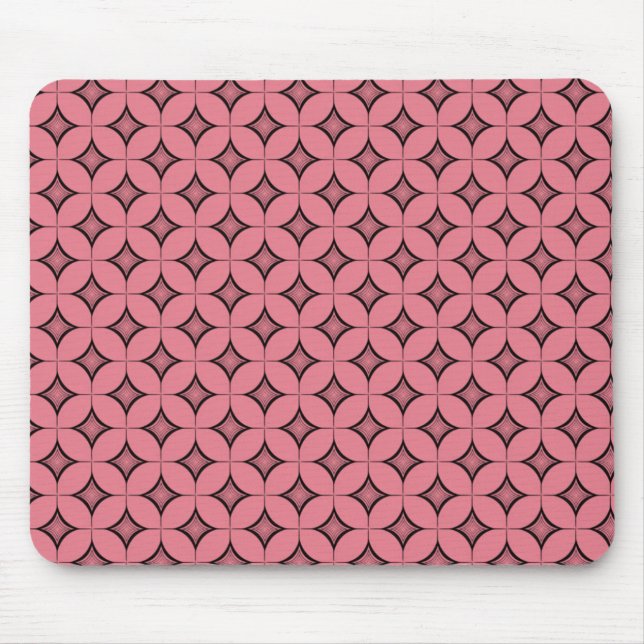 Uptown Retro Mousepad, Watermelon Rosa Musmatta (Framsidan)