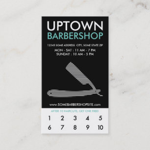uptownbarberarelojalitet lojalitetskort