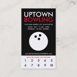 uptownbowlinglojalitet lojalitetskort