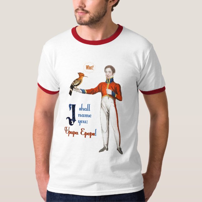 Upupa Epops T Shirt (Framsida)