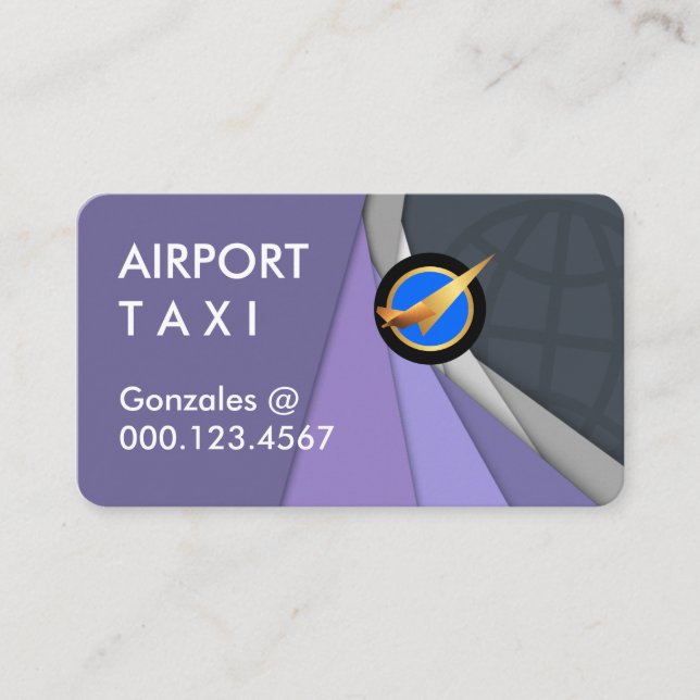 Upwards Sky Movement Global Destination Visitkort (Framsida)