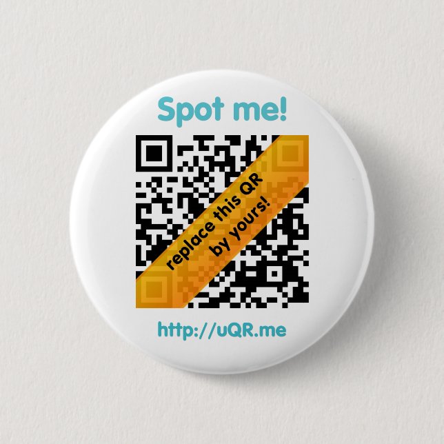 uQR.me knäppas Knapp (Framsida)