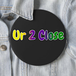 Ur 2 Close Mardi Gras Färg Knapp