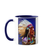 Ur-amerikansk hövding Mug