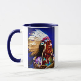 Ur-amerikansk hövding Mug Mugg