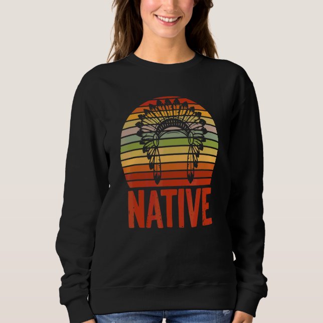 Ur-amerikansk indian t shirt (Framsida)