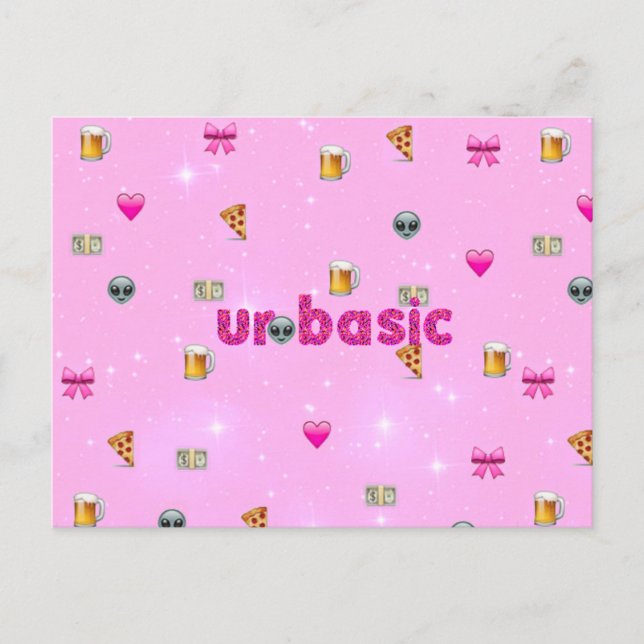 Ur Basic/Emoji Postcard Vykort (Framsida)