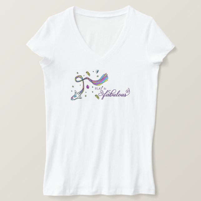 Ur den här världen - platt & Fabulous Tee (Design framsida)