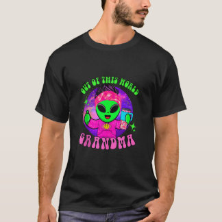 Ur den här världen roliga utomjordingsrymden nana t shirt