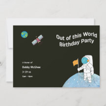 Ur den här världsastronaut-Födelsedagsfesten
