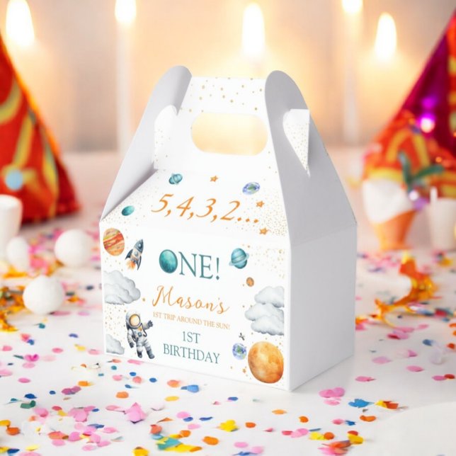 Ur den här världspojkens födelsedagsastronaut Spac Presentaskar (Skapare uppladdad)