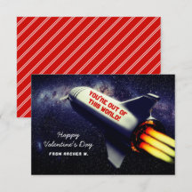 Ur den här världsretenraketen Kids Valentine