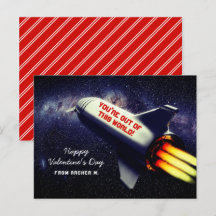 Ur den här världsretenraketen Kids Valentine