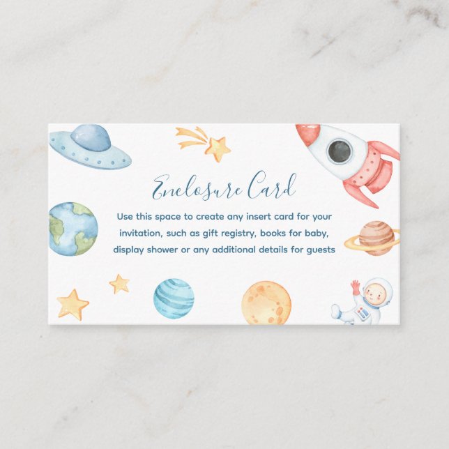 Ur den här världsrymdens Anpassningsbar Tilläggskort (Framsida)