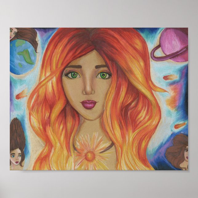 Ur den här World Girl Poster (Framsidan)