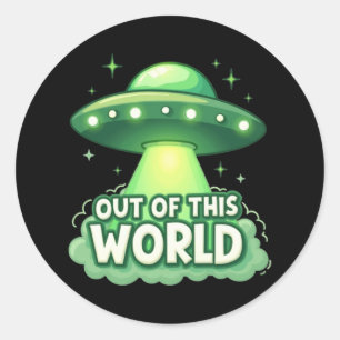 Ur den här World Meme Viral Quote Runt Klistermärke