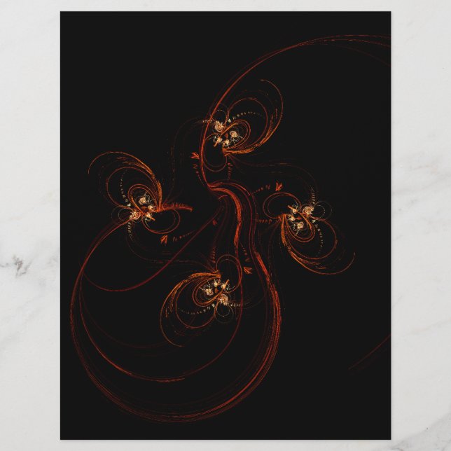 Ur den Mörk Abstrakten Art Letterhead (Framsida)