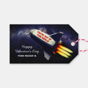 Ur det här världsberget, Rocket Kids Valentine G Presentetikett
