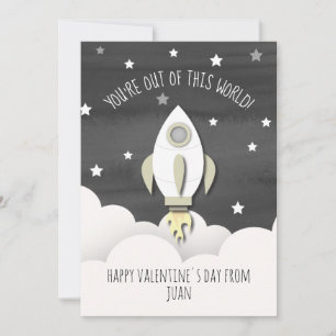 Ur det här världsrymdens raketklassrum Valentine