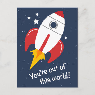 Ur detta World Rocket Birthday-vykort Vykort