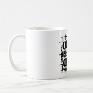 Ur funktion brutalistisk industriell typsnitts-svä kaffemugg