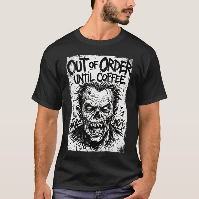 Ur funktion till kaffe fått t shirt (Framsida)