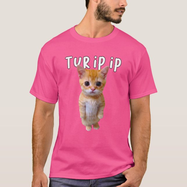 Ur Ip El Gato Meme Ledsen Gråtande Cat Munchkin Ki T Shirt (Framsida)