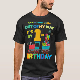 Ur min väg är det min första födelsedag Tåg Party T Shirt