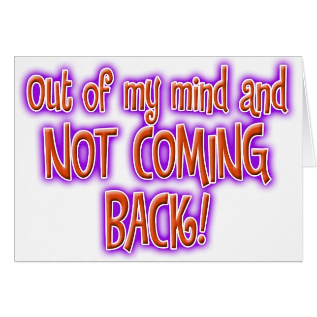 Ur mitt sinne hälsningskort (Framsidan Horizontal)