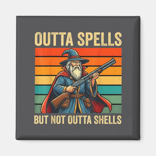 Ur Spel Men Inte Ur Kulor Trollkarl Fantasy M Magnet (Framsidan)