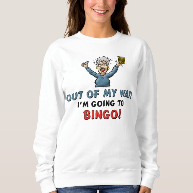 Ur vägen! Bingo Älskare T Shirt (Framsida)