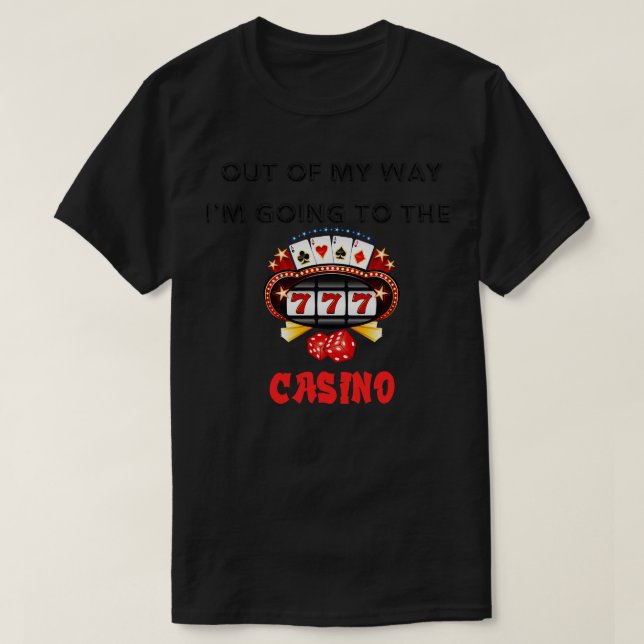 Ur vägen till kasinot t shirt (Design framsida)