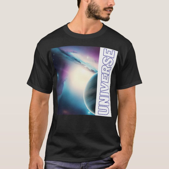 Ur världen - Universe grafik 16 T Shirt (Framsida)