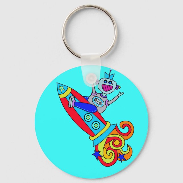 Ur World Robot Nyckelring (Framsida)