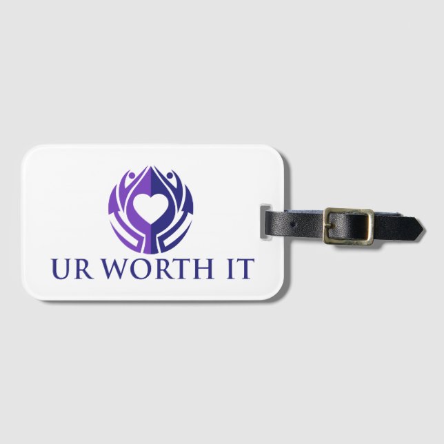 UR Worth IT Bagagebricka (Framsida horisontal)