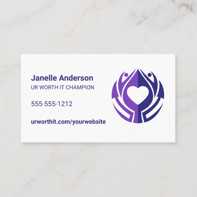 UR WORTH IT-referenskort Rabattkort (Framsida)