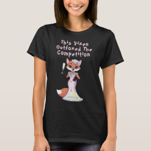 Uräddad Vixen Ogifta Rävar Straff Svart T Shirt