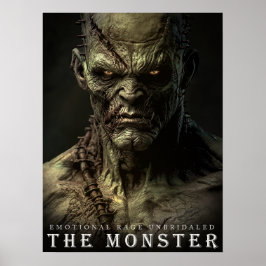 URÅLDDRIGT BEAST & VARELSER: Monsteraffischen Poster