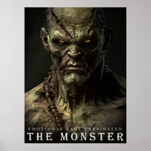 URÅLDDRIGT BEAST & VARELSER: Monsteraffischen Poster