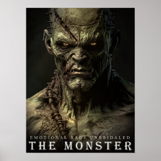 URÅLDDRIGT BEAST & VARELSER: Monsteraffischen Poster
