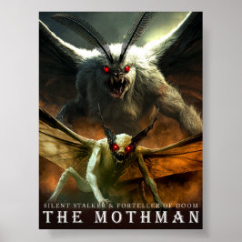 URÅLDRADE ODJUR & VÄSEN: Mothman II Poster