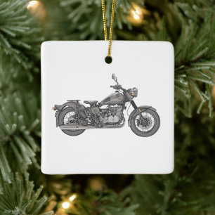 Uralmotorcykel Keramic jul Ornament
