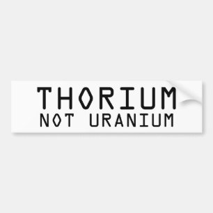 Uranbildekal för Thorium inte Bildekal