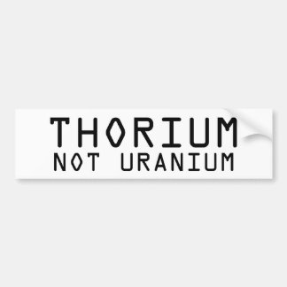 Uranbildekal för Thorium inte Bildekal