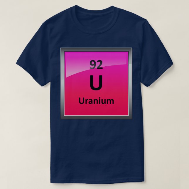 UranelementPeriodisk Bord T Shirt (Design framsida)