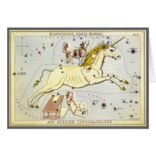Urania's Mirror, Antik Astronomi Himmelskarta Hälsningskort