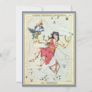 Urania's Mirror, Antik Astronomi Himmelskarta Inbjudningar