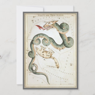 Urania's Mirror, Antik Astronomi Himmelskarta Inbjudningar