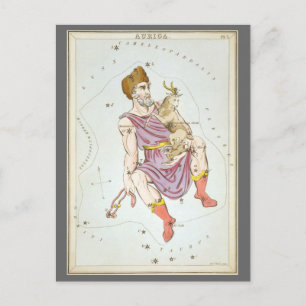 Urania's Mirror, Antik Astronomi Himmelskarta Vykort