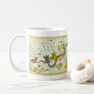 Urania's Mirror, Antik Astronomisk Himmelskarta Kaffemugg